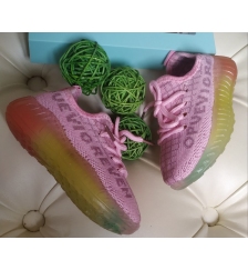 Кроссовки (yeezy boost) розовые